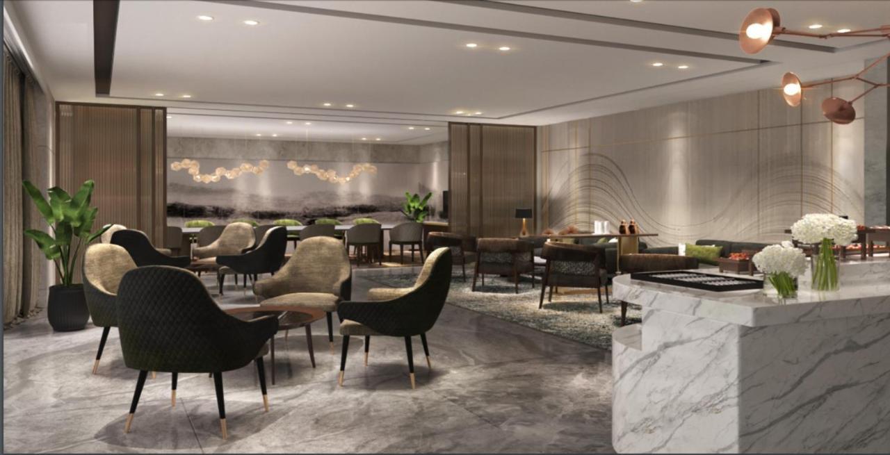 Отель Radisson Blu Mumbai International Airport Экстерьер фото The Club lounge at Beijing Capital International Airport